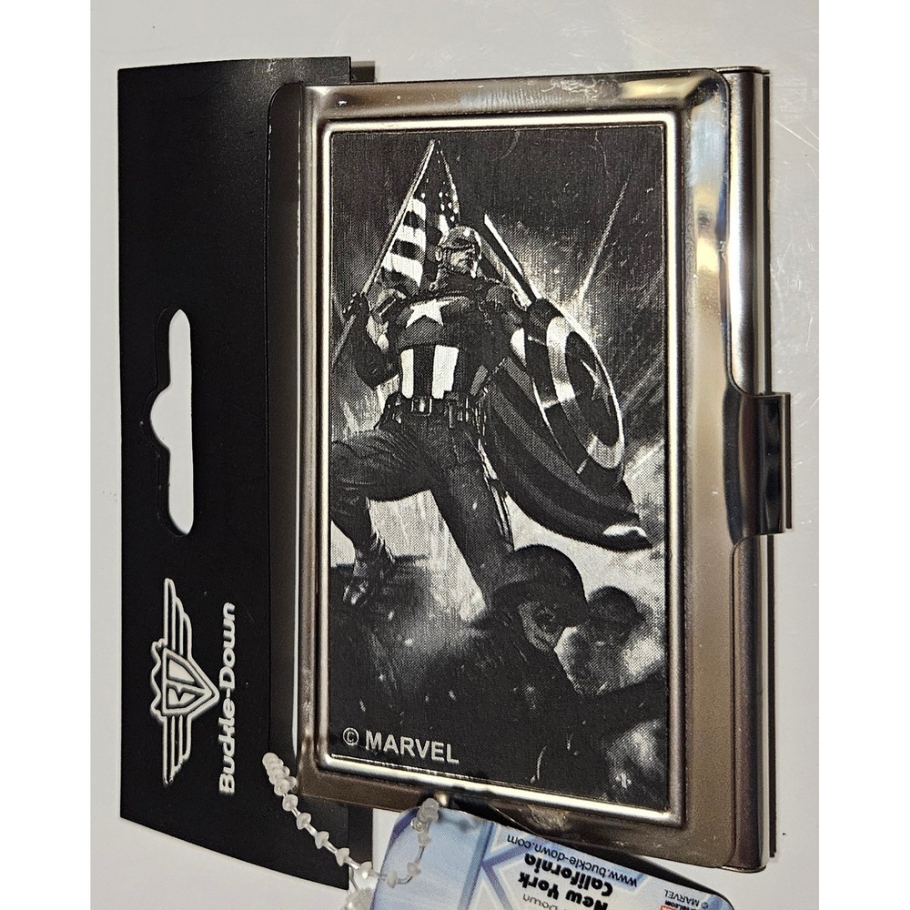 Marvel‎ Captain America Business Card Holder Buckle-Down Superhero Comics